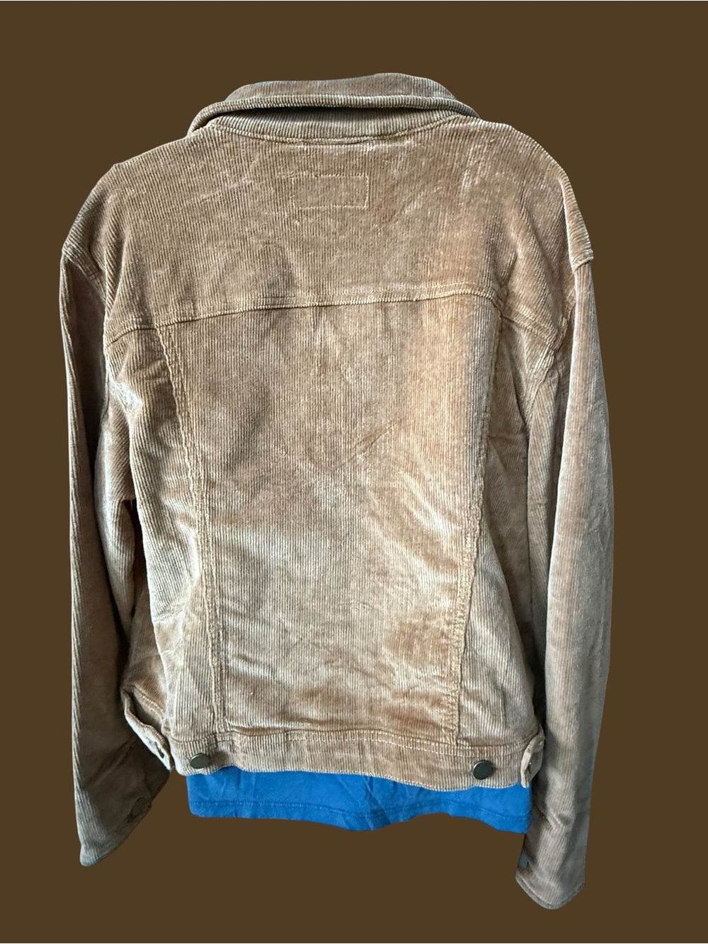Time and Tru Tan Corduroy Jean Jacket - Picture 3 of 12